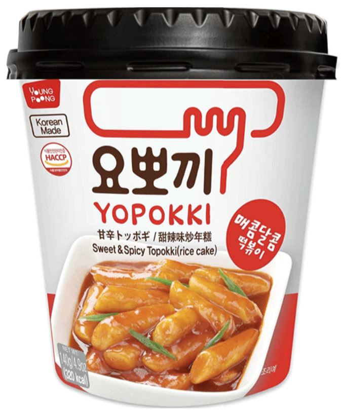 Yopokki Sweet & Spicy Yopokki (Rice Cake) 140g