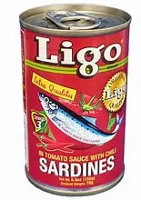 Ligo sardines in tomato sauce chilli 155g
