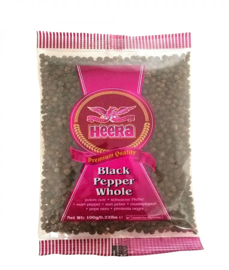 HEERA Black Pepper Whole 100g