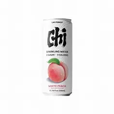 Chi Forest Sparkling Water White Peach Flavour 330ml