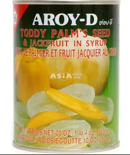[7.6.2027] AROY D palm seeds & jackfruit in syrup 565g