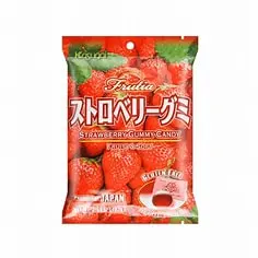 JP Kasugai Gummy Strawberry Flavor 100g
